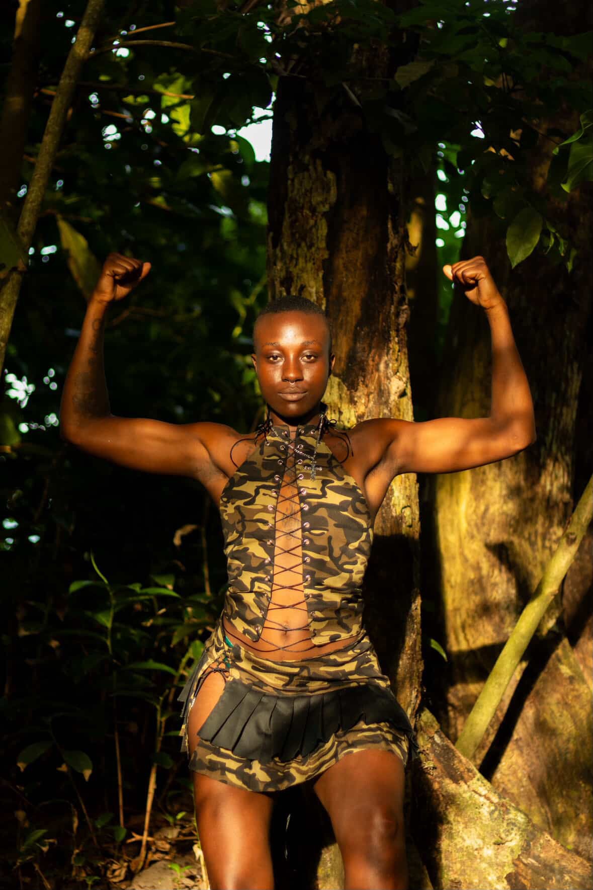 Top Largo Camo Reversible