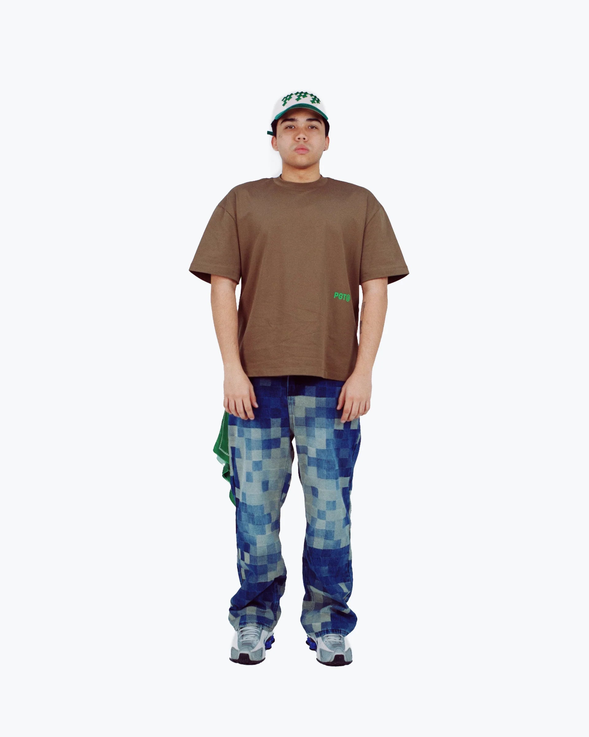 Monogram Baby Tee- Café