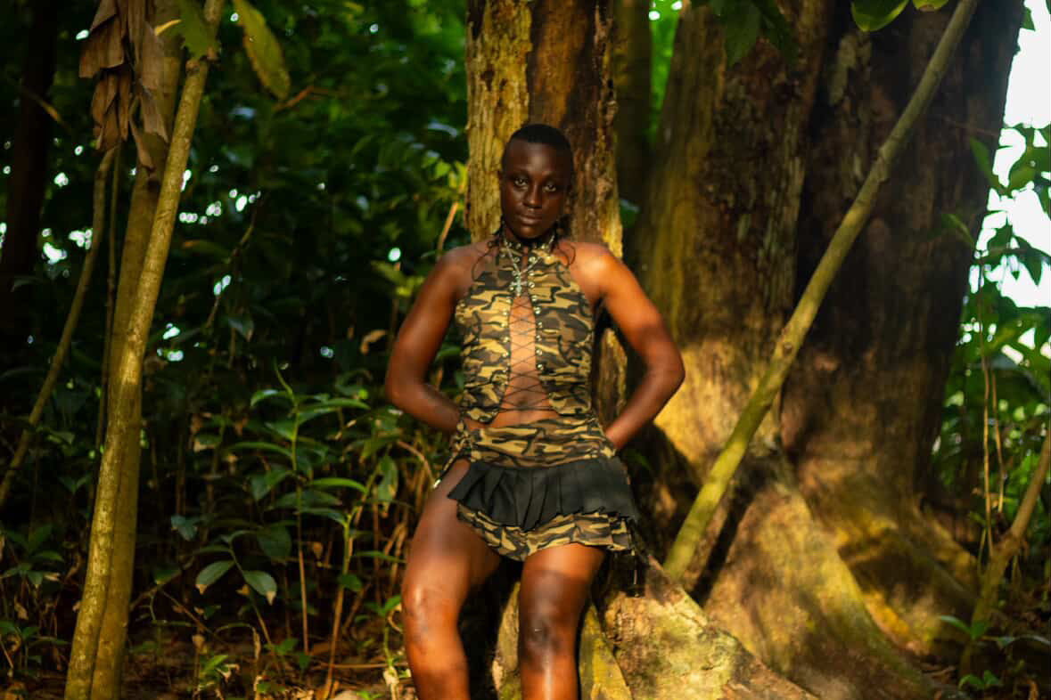 Top Largo Camo Reversible